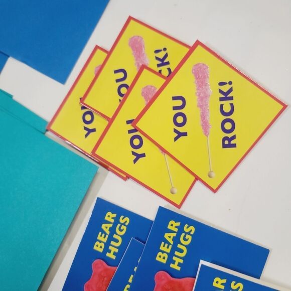 Dylan's Candy Bar Stationary Set Candyland Rainbow Retro Candy Gummy Bear - Picture 15 of 16